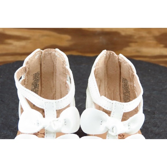 Jumping Beans Toddler Girls 8 Medium‎ White Gladiator Synthetic - Picture 3 of 7